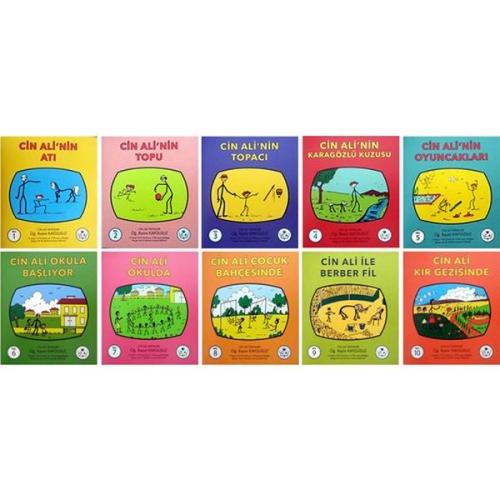 Cin Ali Serisi Kutulu Set (10 Takım Kitap)