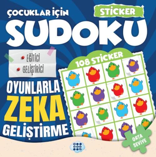 Çocuklar için Sudoku - Sticker Hediyeli Orta Seviye 3 490110000019