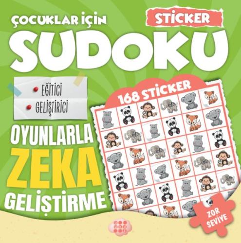 Çocuklar için Sudoku - Sticker Hediyeli Zor Seviye 2 Kolektif