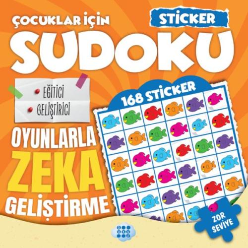 Çocuklar için Sudoku - Sticker Hediyeli Zor Seviye 3 Kolektif