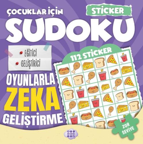 Çocuklar için Sudoku - Sticker Hediyeli Zor Seviye 4 Kolektif