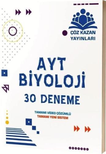 Çöz Kazan AYT Biyoloji 30 lu Deneme Sınavı (Yeni) Tarık Feyzioğlu