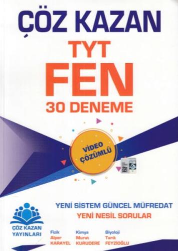 Çöz Kazan TYT Fen 30 Deneme (Yeni) Alper Karayel - Murat Kurudere - Ta