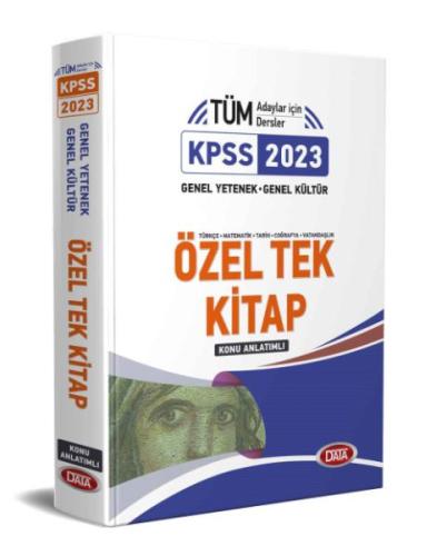Data 2023 KPSS Genel Yetenek - Genel Kültür Cevaplı - Çözümlü Soru Bankası