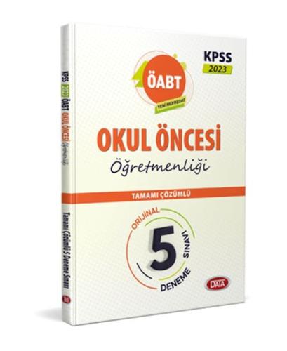 Data Öabt Okul Öncesi Öğretmenliği Tamamı Çözümlü 5 Deneme Sınavı