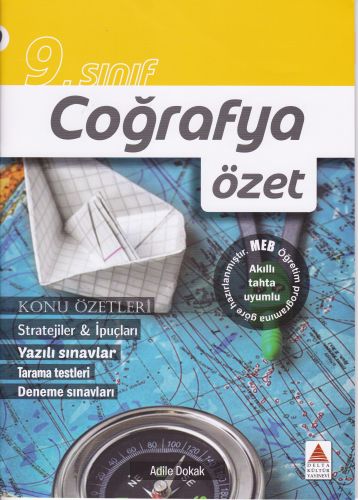 Delta Kültür 9. Sınıf Coğrafya Özet %18 indirimli Adile Dokak