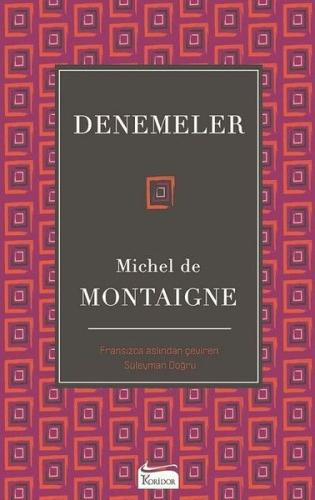 Denemeler (Bez Cilt) Michel de Montaigne