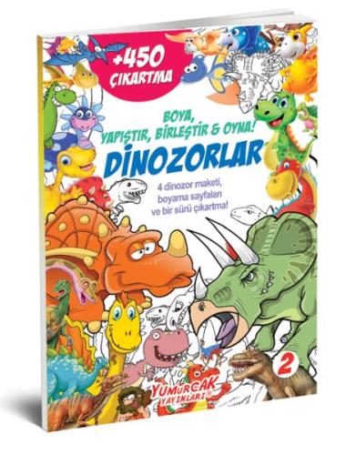 Dinozorlar 450 Çıkartma Kitabı - 2