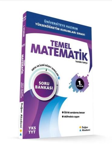 Doğan Akademi YKS-TYT Temel Matematik Soru Bankası Orta-İleri Düzey (Yeni)
