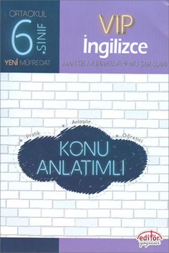 Editör - 6.Sınıf VIP İngilizce Konu Anlatımlı