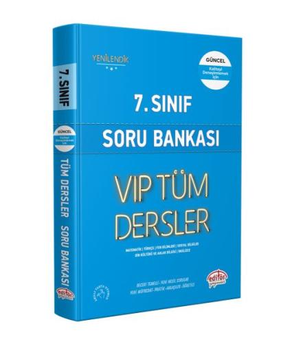 Editör 7. Sınıf VIP Tüm Dersler Soru Bankası Mavi Kitap Kolektıf