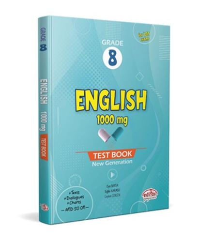 Editör 8 Grade English 1000 mg Test Book Ceylan Çekcen