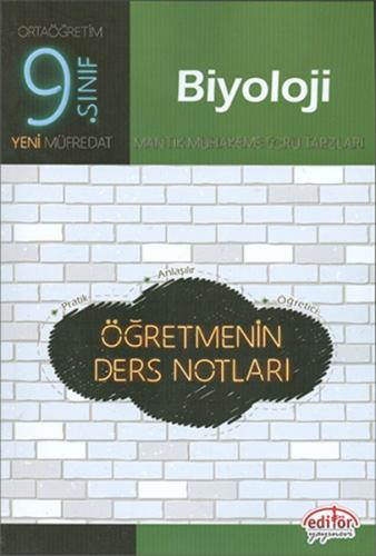Editör - 9.Sınıf Biyoloji Öğretmenin Ders Notları