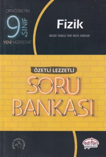 Editör 9. Sınıf Fizik Özetli Lezzetli Soru Bankası (Yeni)