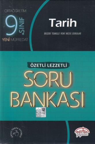 Editör 9. Sınıf Tarih Özetli Lezzetli Soru Bankası (Yeni)