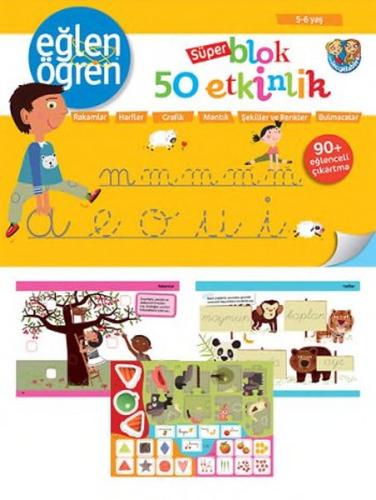 Eğlen Öğren Süper Blok 50 Etkinlik (5-6 Yaş)