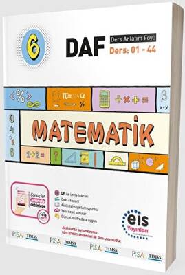 Eis Yayınları 6. Sınıf - DAF - Matematik