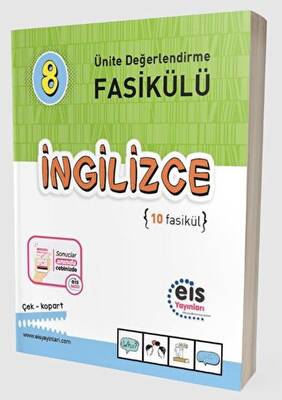 Eis Yayınları 8. Sınıf Ünite Değerlendirme Fasikülü 1-10 İngilizce