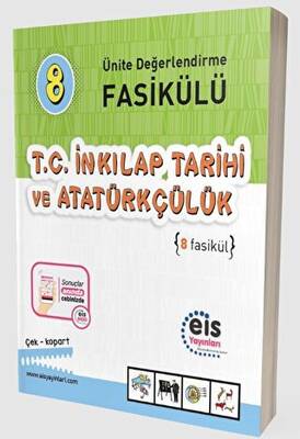 Eis Yayınları 8. Sınıf Ünite Değerlendirme Fasikülü 1-7 T.C. İnkılap T. ve Atatürkçülük