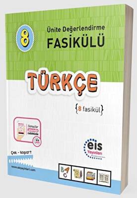 Eis Yayınları 8. Sınıf Ünite Değerlendirme Fasikülü 1-8 Türkçe