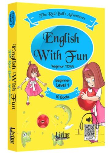 English With Fun Level 1 - 10 Kitap - The Red Ball’s Adventures Yağmur