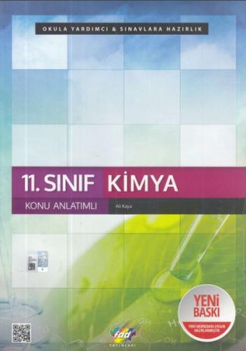 FDD 11. Sınıf Kimya Konu Anlatımlı (Yeni) Ali Kaya