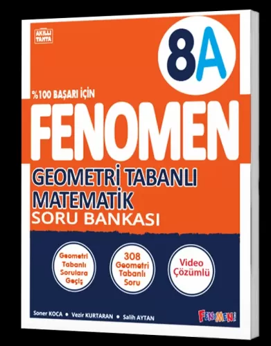 8 FENOMEN GEOMETRİ TABANLI MATEMATİK (A) SORU BANKASI