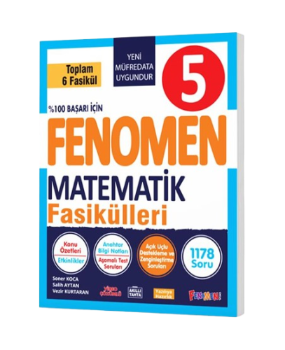 5 FENOMEN MATEMATİK FASİKÜL SETİ (1-2-3-4-5-6. SAYILAR)