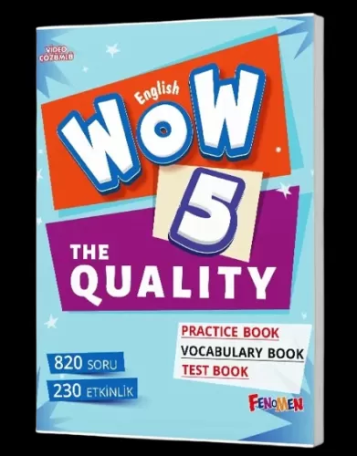 Fenomen Yayınları 5 The Quality + Practice Book + Vocabulary Book + Test Book