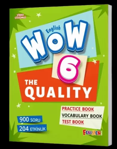 Fenomen Yayınları 6 The Quality + Practice Book + Vocabulary Book + Test Book