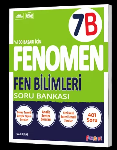 Fenomen Yayınları 7.Sınıf Fen Bilimleri B Soru Bankası