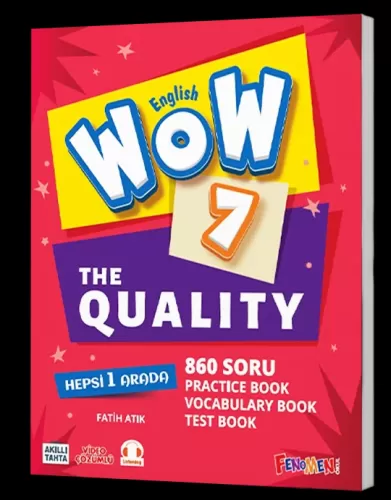 Fenomen Yayınları 7 The Quality + Practice Book + Vocabulary Book + Test Book