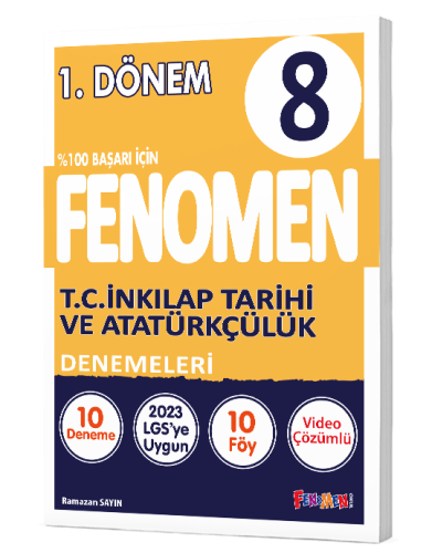 Fenomen Yayınları 8.Sınıf T.C. İnkılap Tarihi Ve Atatürkçülük Denemeler 1. Dönem