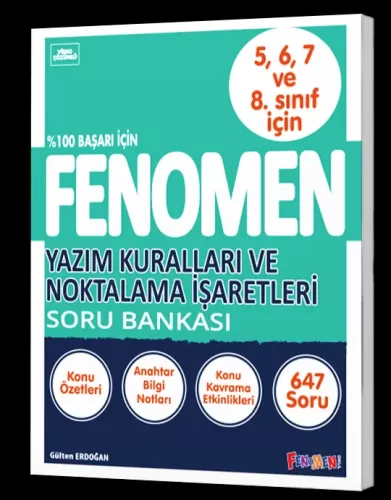 8 FENOMEN YAZIM KUR.VE NOK.İŞA.SORU BANKASI (5-6-7-8.SINIFLAR İÇİN)