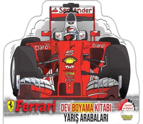 Ferrari Dev Boyama Yarış Arabaları
