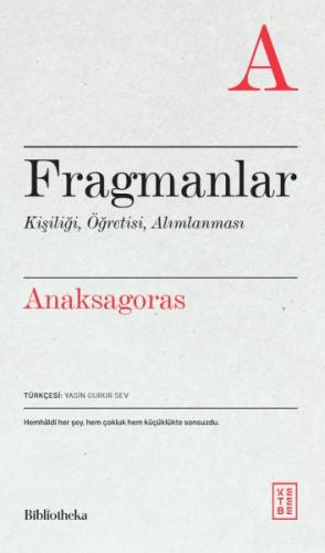 Fragmanlar Kişiliği, Öğretisi, Alımlanması