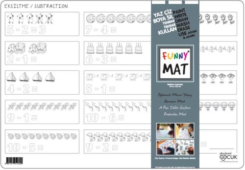 Funny Mat - Eksiltme 33,5x48cm Kolektıf