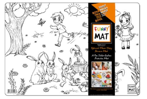 Funny Mat- Tavşanlar - 33,5x48cm Kolektıf
