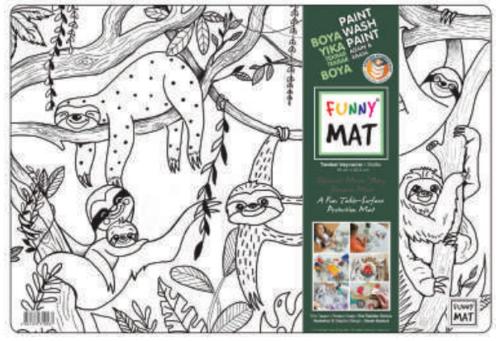 Funny Mat - Tembel Hayvanlar 33,5x48cm