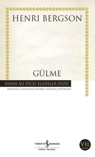 Gülme - Hasan Ali Yücel Klasikleri Henri Bergson