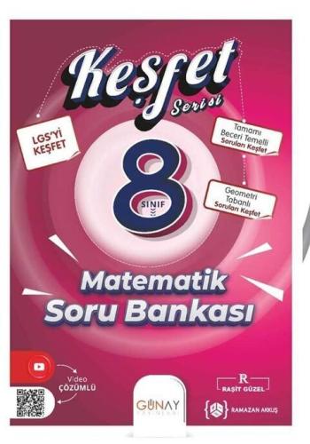 Günay Yayınları 8. Sınıf Matematik Keşfet Serisi Soru Bankası
