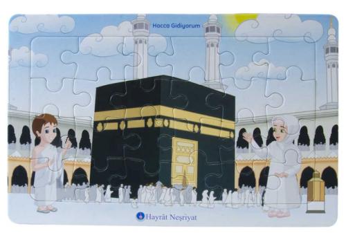 Hacca Gidiyorum 24 Parça Yapboz