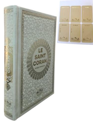 Hafız Boy Termo Deri Le Saınt Coran Fransızca Muhammad Hamıdullah Gold