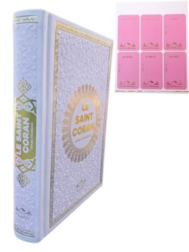 Hafız Boy Termo Deri Le Saınt Coran Fransızca Muhammad Hamıdullah Pembe