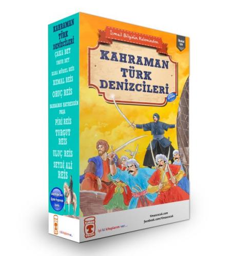 Kahraman Türk Denizciler Seti (10 Kitap) İsmail Bilgin