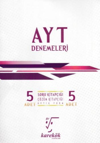 Karekök Yayınları AYT 5li Denemeleri