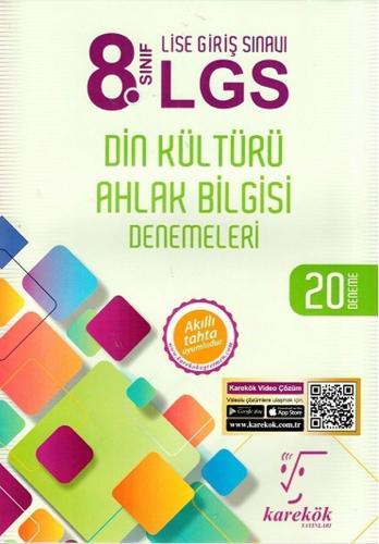 Karekök Yayınları 8. Sınıf LGS Din Kültürü ve Ahlak Bilgisi Denemeleri
