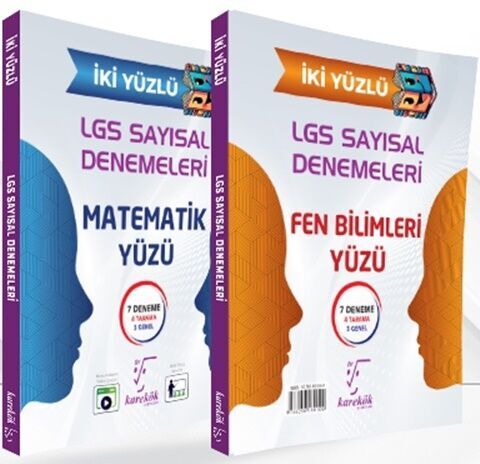 Karekök Yayınları 8. Sınıf LGS İki Yüzlü Sayısal Denemeleri Karekök Ya