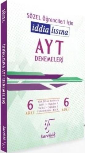Karekök Yayınları AYT İddialısına Sözel 6 lı Deneme Komisyon