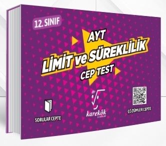 Karekök Yayınları AYT Limit ve Süreklilik Cep Test